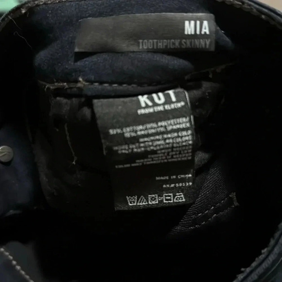 Kut from the Kloth - Mia toothpick skinny Jean - size 8 NWOT - Picture 12 of 12